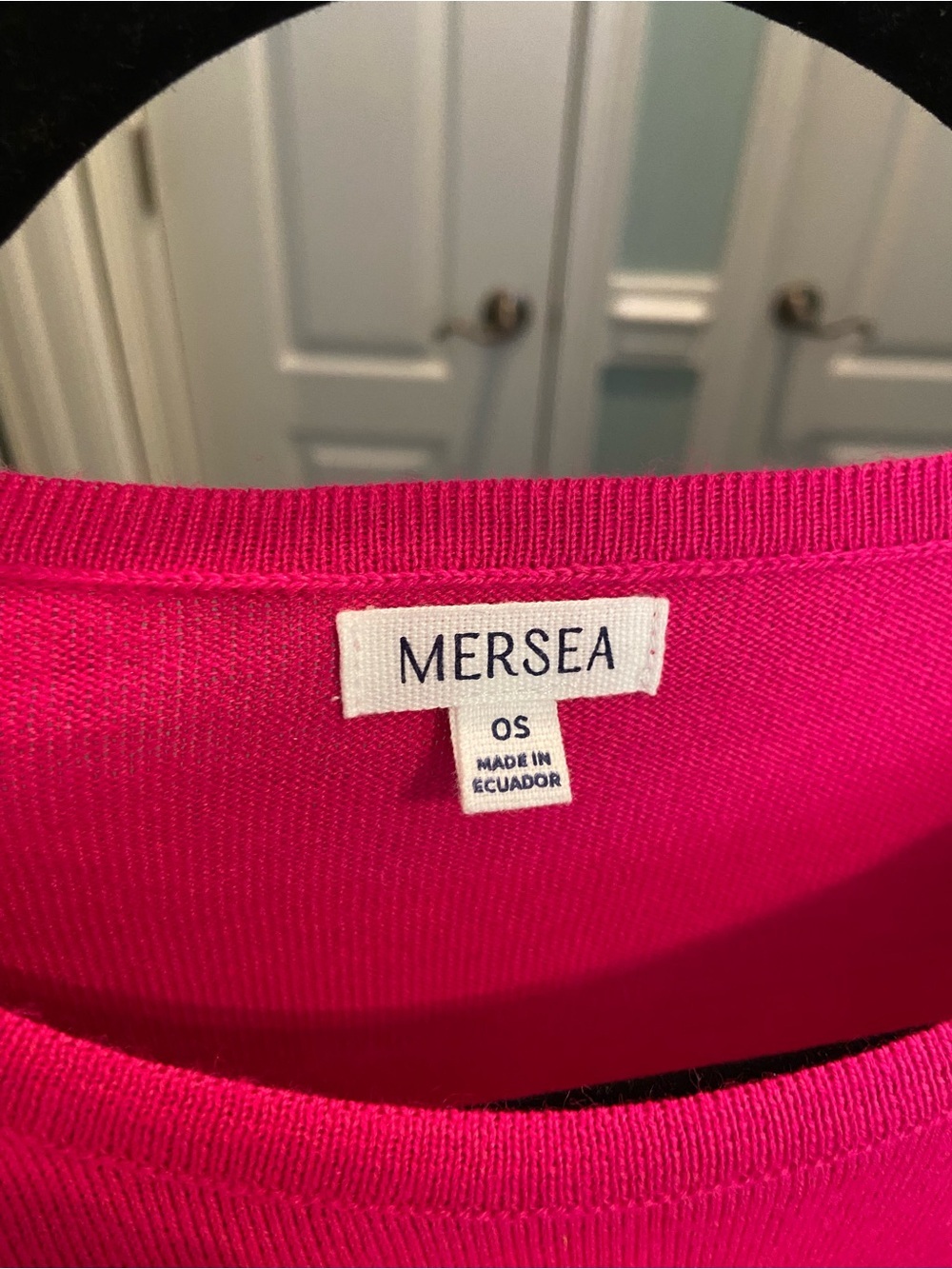 Mersea Amour Hot Pink J'Adore Sweater - Picture 10 of 12